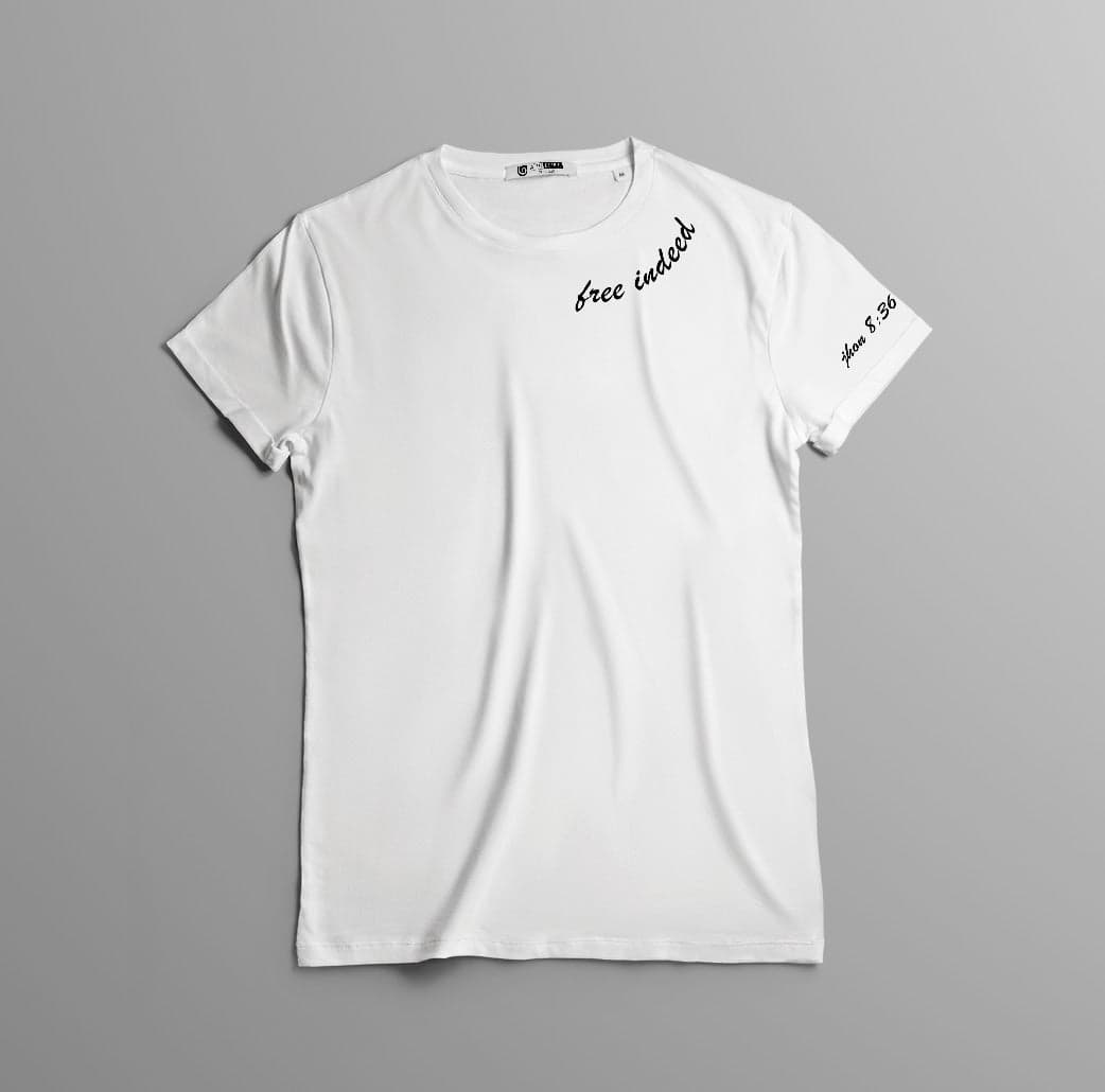 Camiseta 'Libre Verdaderamente' - Libertad en Cristo en Algodón Inspirador camiseta cristiana — foto 4