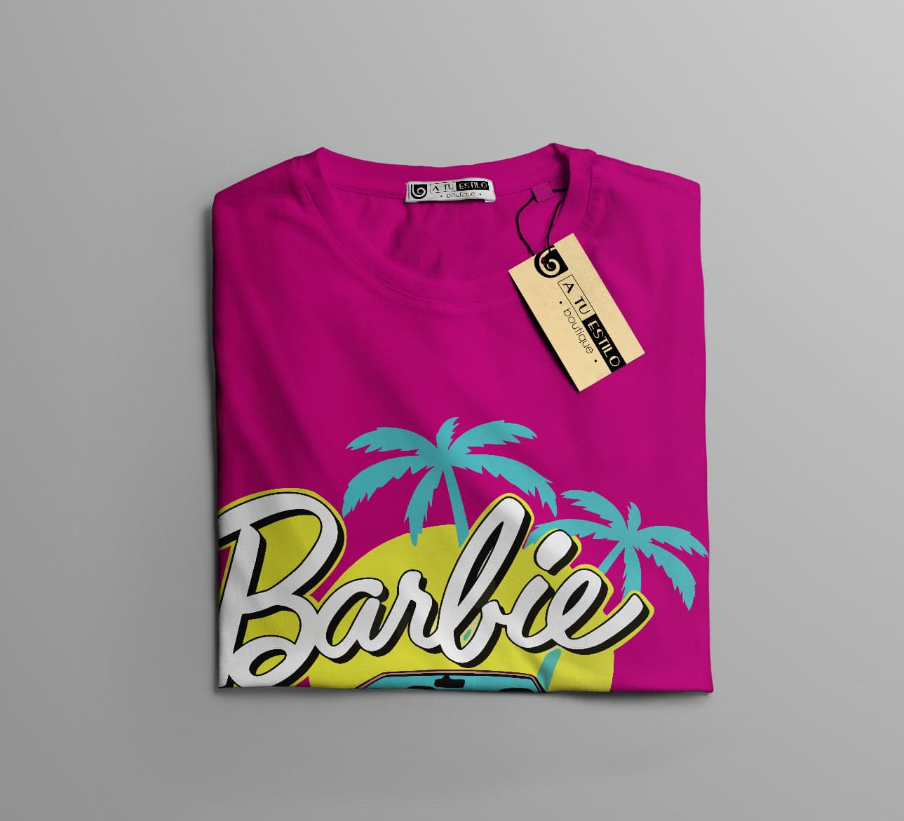 Camisetas Barbie carro barbie: Moda Retro en Algodón 100% Estampado — foto 12