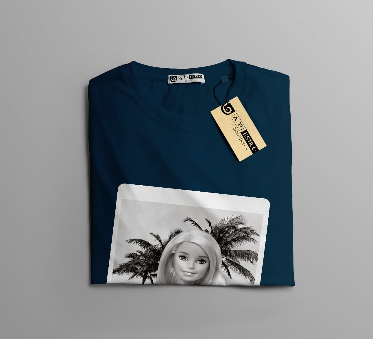Camisetas Barbie fotografia blanco y negro: Moda Retro en Algodón 100% Estampado — foto 11