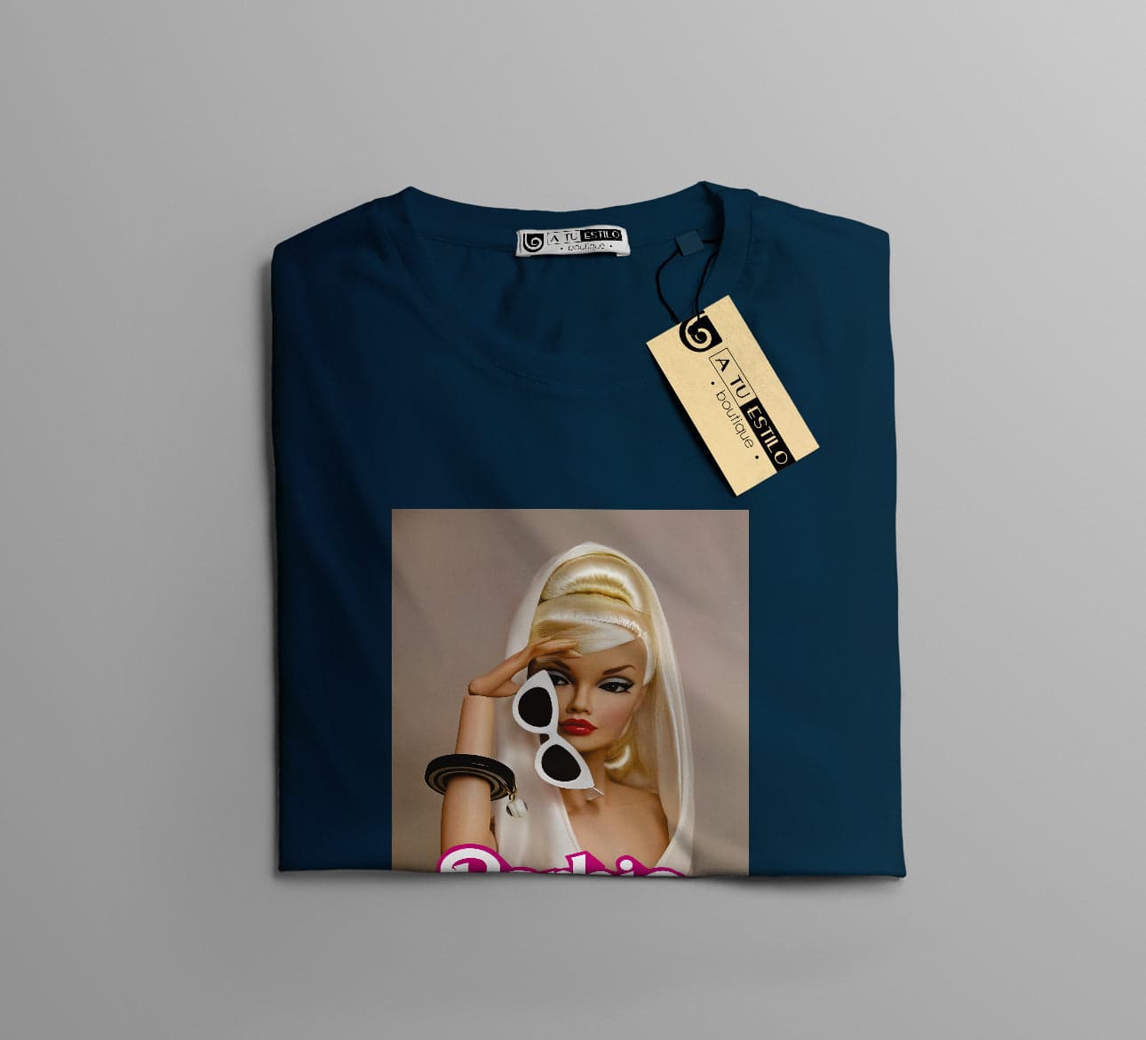 Camisetas Barbie diva con lentes: Moda Retro en Algodón 100% Estampado — foto 9