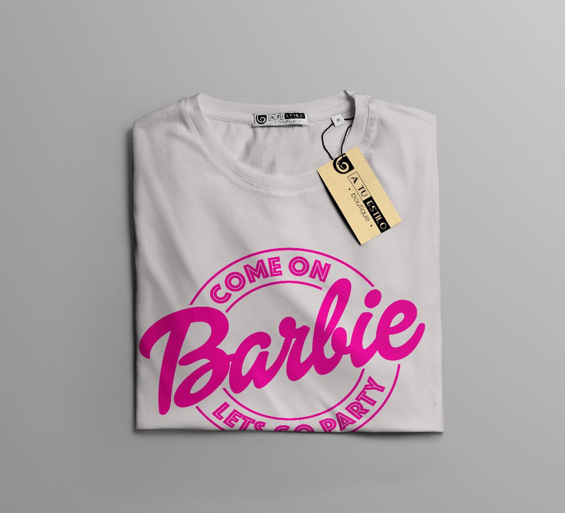 Camisetas Barbie come on lets go party: Moda Retro en Algodón 100% Estampado — foto 14