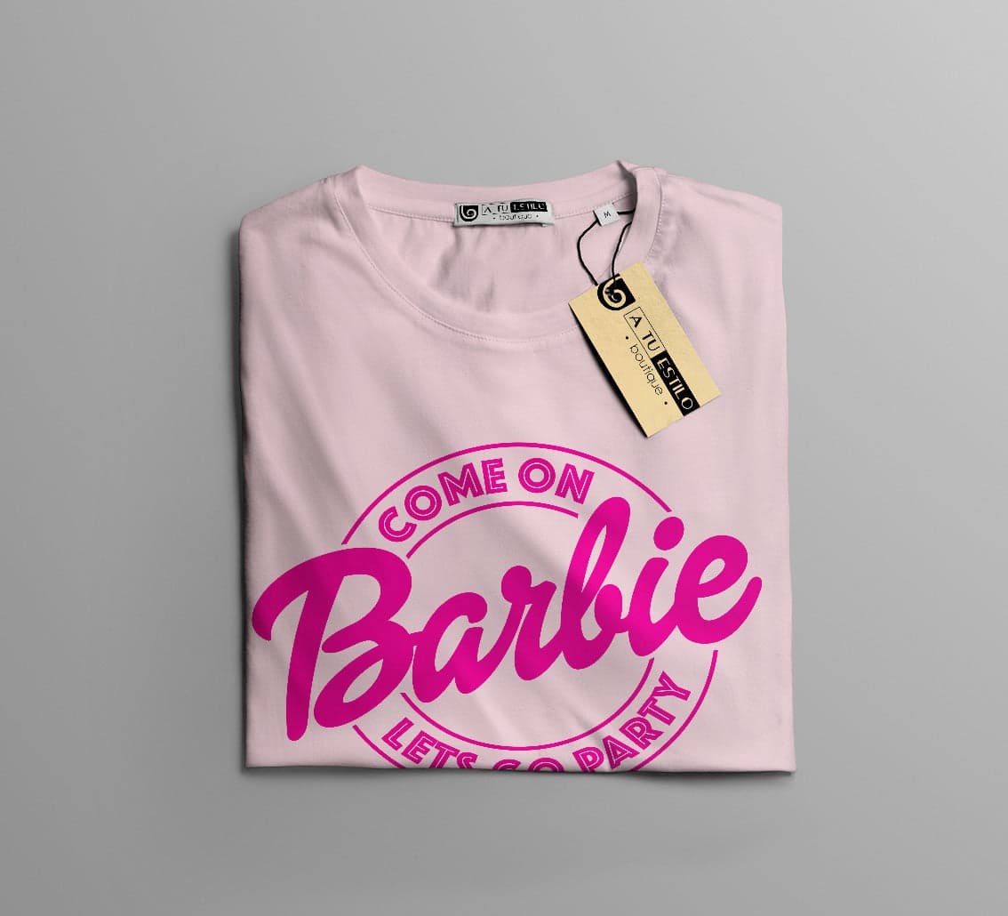 Camisetas Barbie come on lets go party: Moda Retro en Algodón 100% Estampado — foto 16