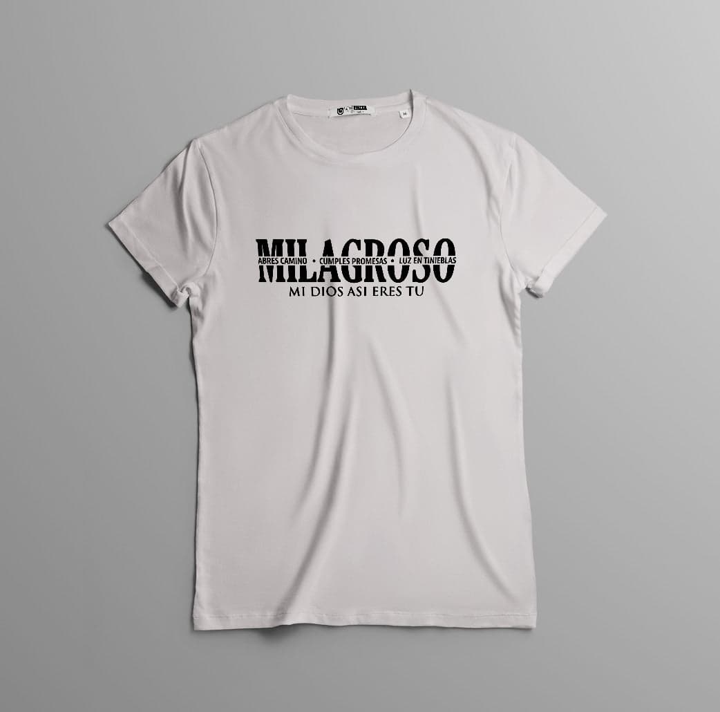 Camiseta 'Milagroso Creer' - Fe y Asombro en Algodón 100% Inspirador cristiana — foto 5