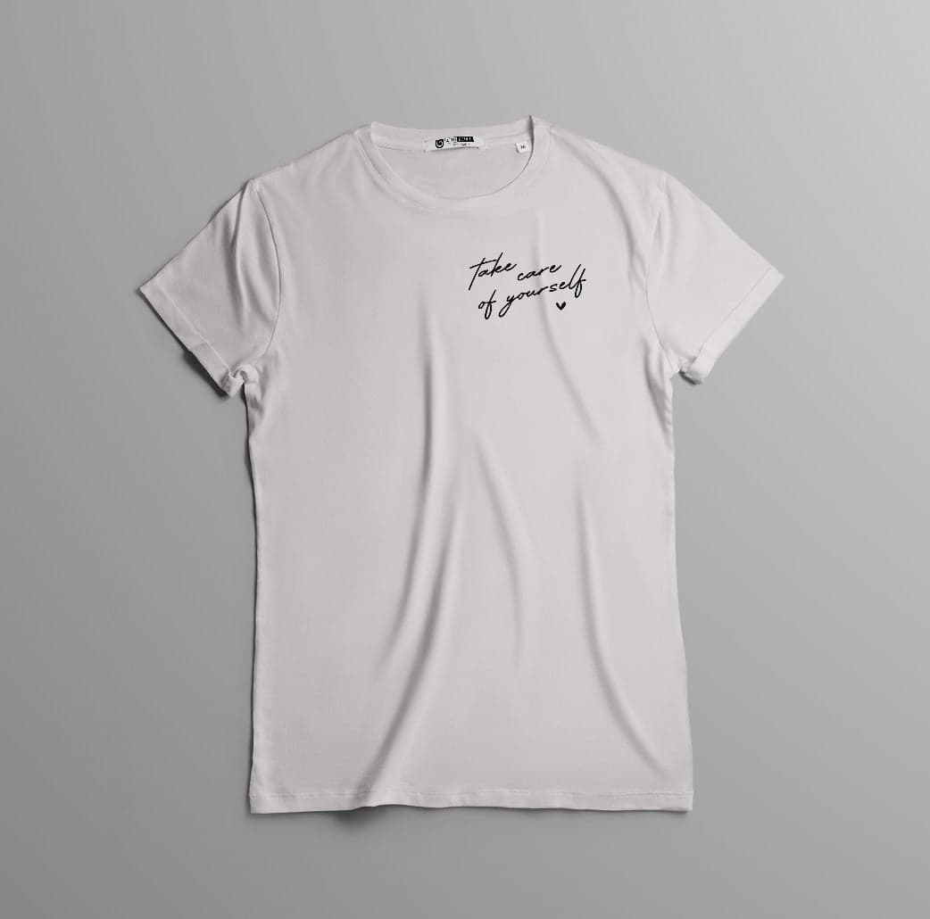 Camiseta 'Cuida de Ti' - Recordatorio de Autocuidado en Algodón Inspirador — foto 5