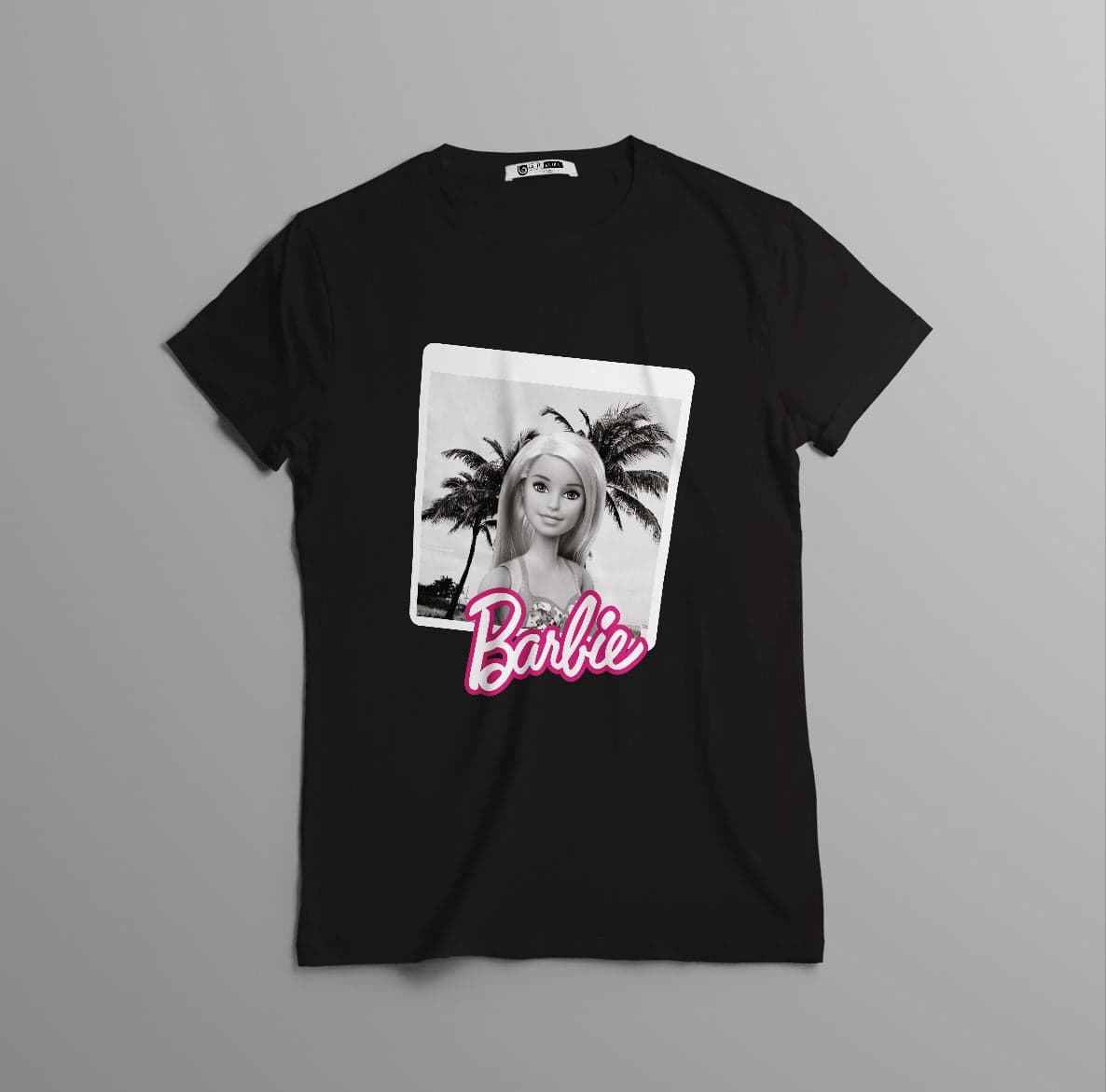 Camisetas Barbie fotografia blanco y negro: Moda Retro en Algodón 100% Estampado — foto 8