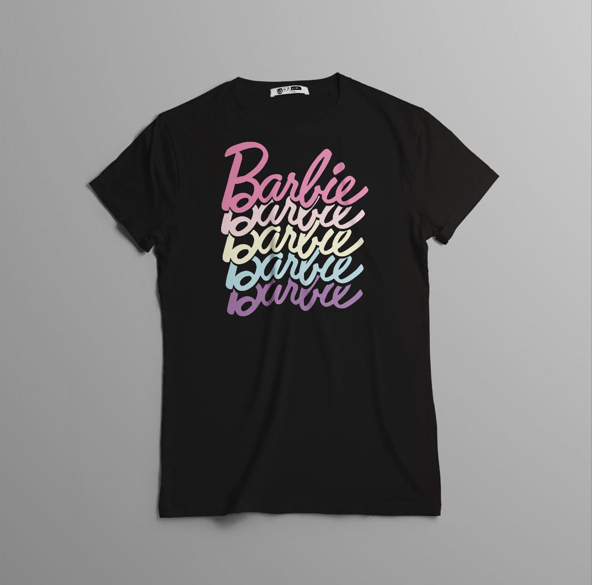 Camisetas Barbie letras de colores pastel: Moda Retro en Algodón 100% Estampado — foto 8