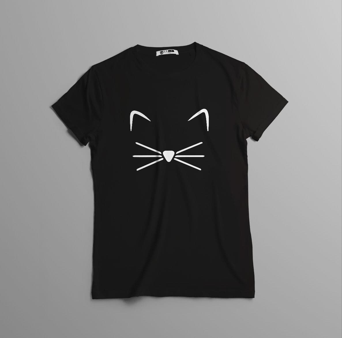 Camisetas estampada tipo T- shirt GATO OREJAS BIGOTES — foto 4