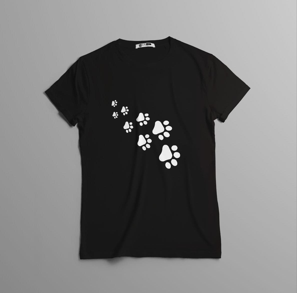 Camisa estampada tipo T-shirt Huellas — foto 2