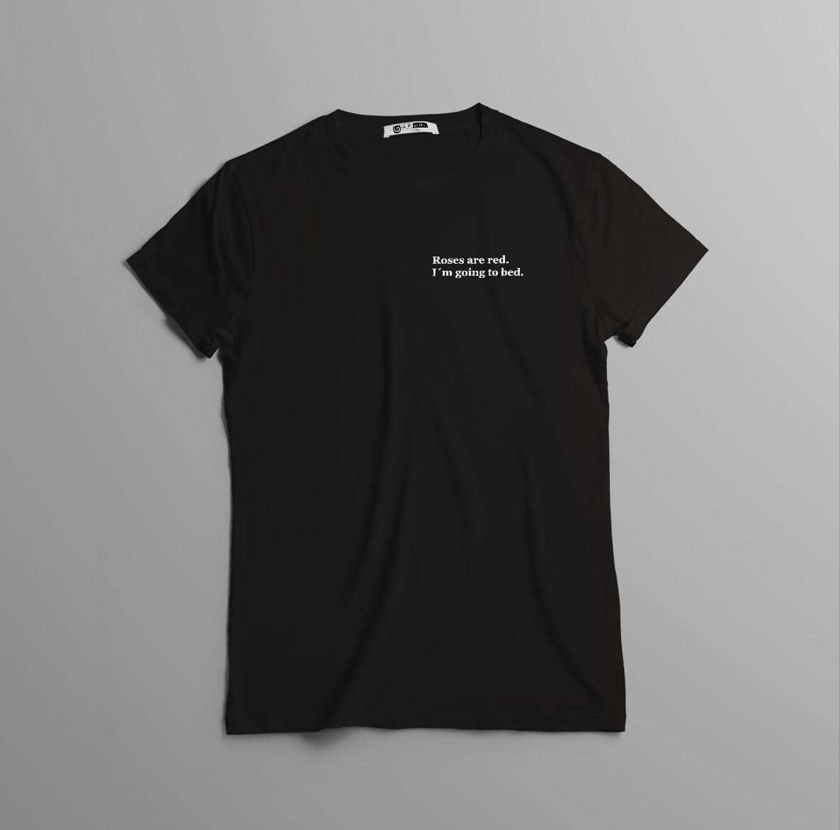 Camiseta Poética 'Roses Are Red' - Dulces Sueños en Algodón Suave — foto 6