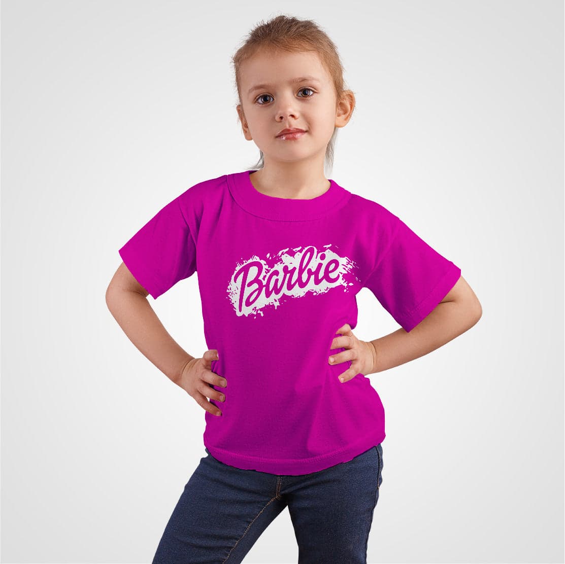 Camisetas Barbie efecto pintura: Moda Retro en Algodón 100% Estampado — foto 17