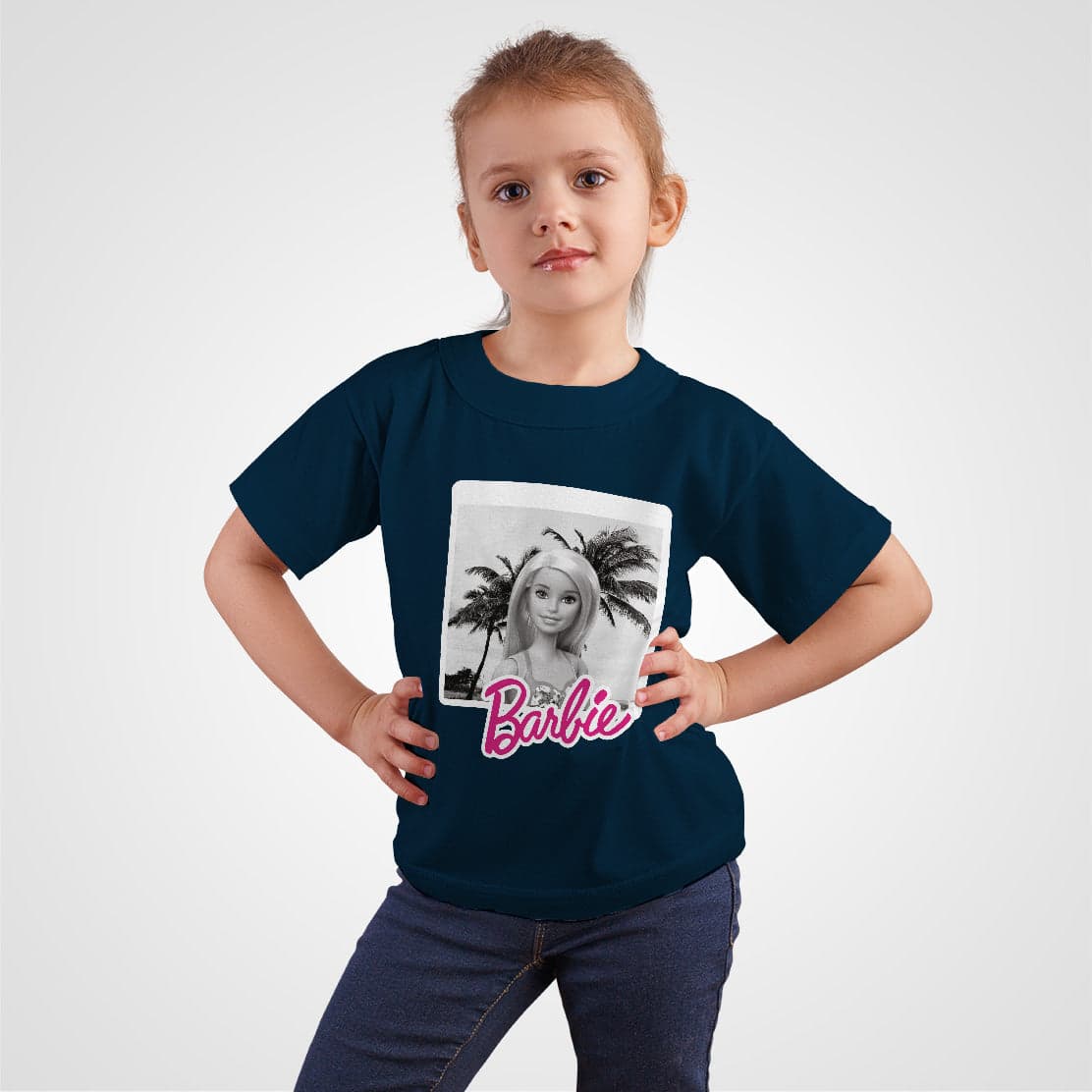Camisetas Barbie fotografia blanco y negro: Moda Retro en Algodón 100% Estampado — foto 17