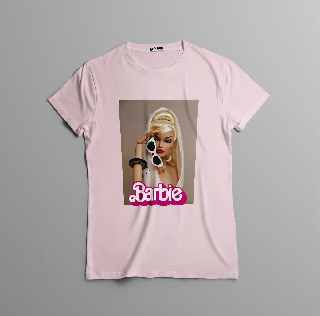 Camisetas Barbie diva con lentes: Moda Retro en Algodón 100% Estampado — foto 8