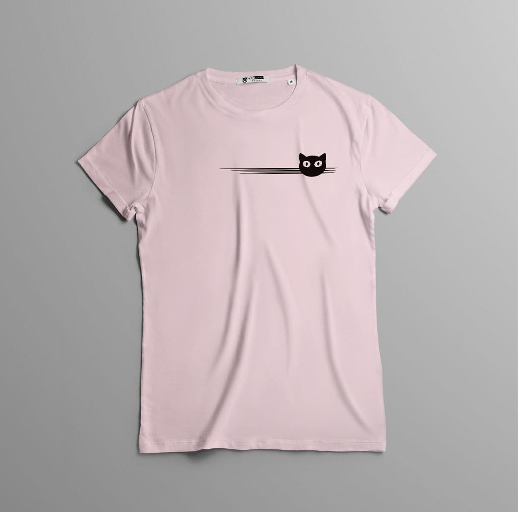 Camisa estampada  tipo T-shirt GATO BOLSILLO TRES LINEAS — foto 3