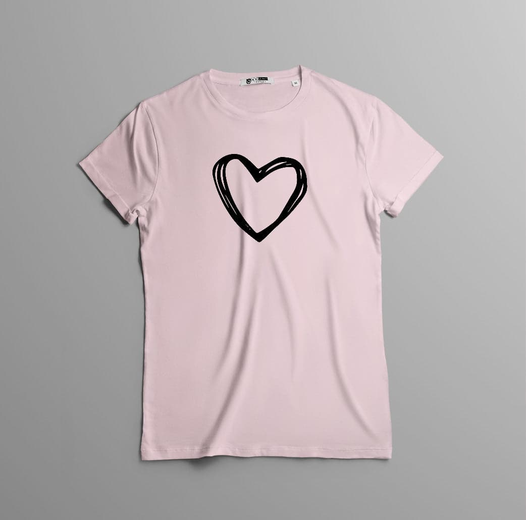Camiseta estampada T-shirt Corazón Grande — foto 1