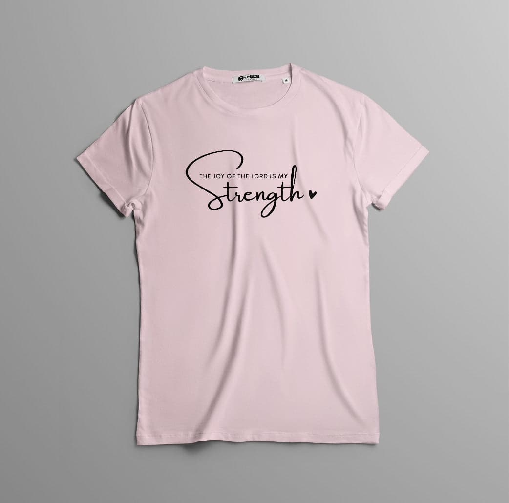 Camiseta 'La Alegría del Señor es mi Fuerza' - Inspiración Espiritual en Algodón de Calidad camiseta cristiana — foto 11