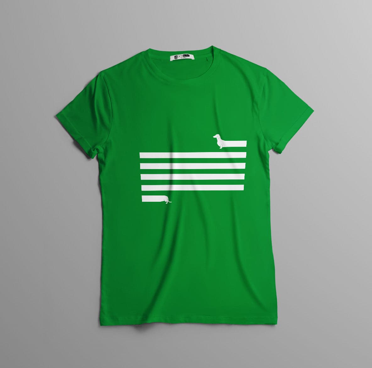 Camiseta estampada tipo T-shirt  PERRO SALCHICHA — foto 6