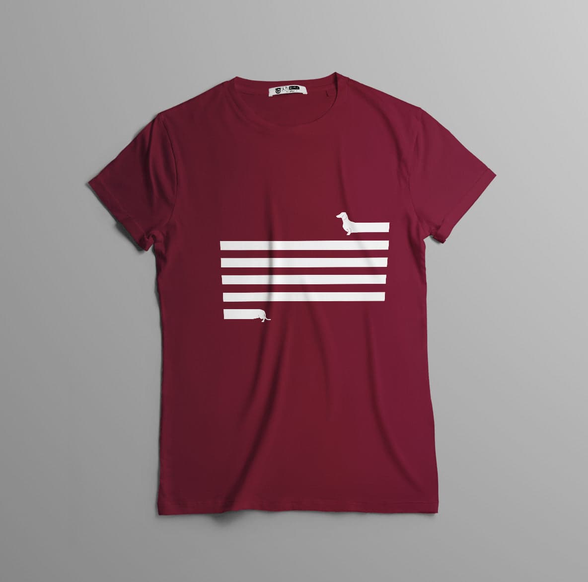 Camiseta estampada tipo T-shirt  PERRO SALCHICHA — foto 8