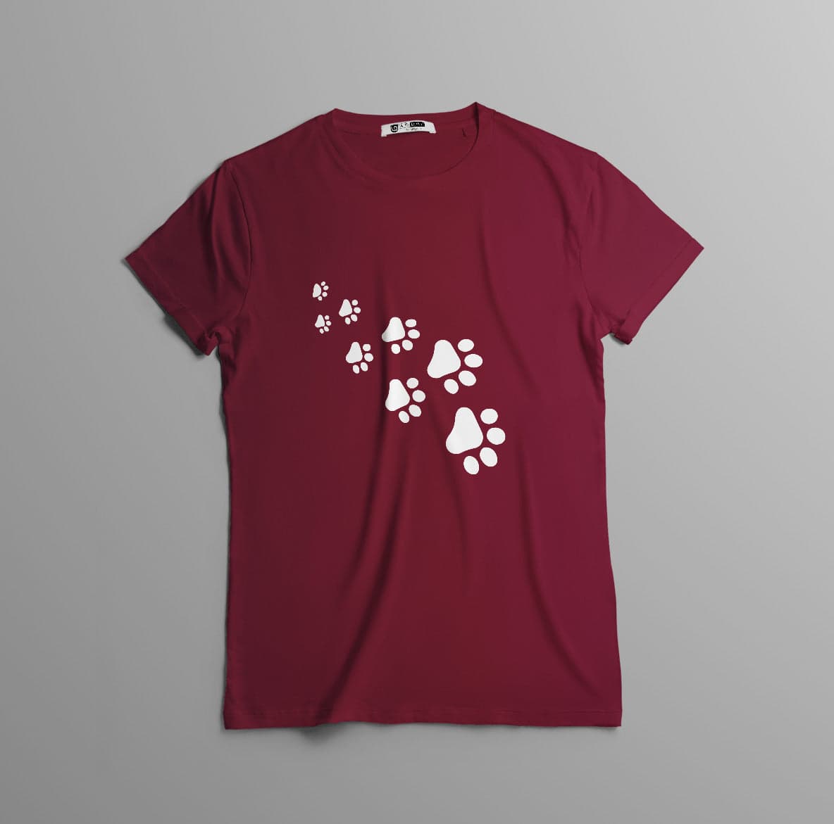 Camisa estampada tipo T-shirt Huellas — foto 3