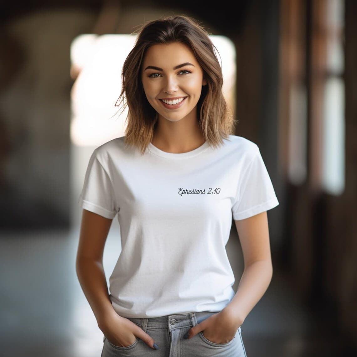 Camiseta 'Obra Maestra' - Inspirada por Efesios 2:10 cristiana — foto 1