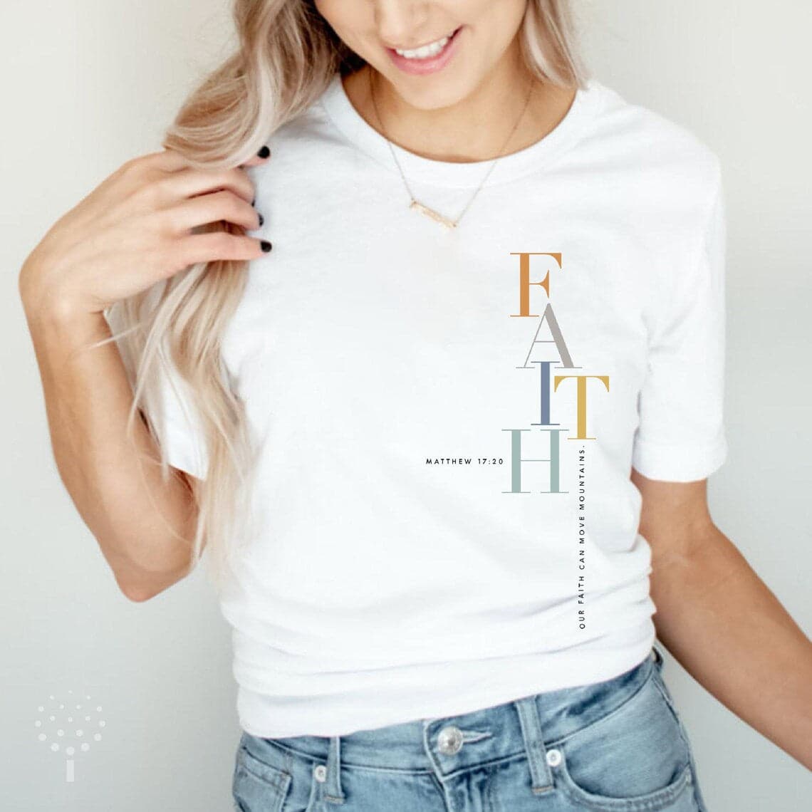 Camiseta 'Fe Inspirada por Mateo' - Algodón 100% Colombiano — foto 1