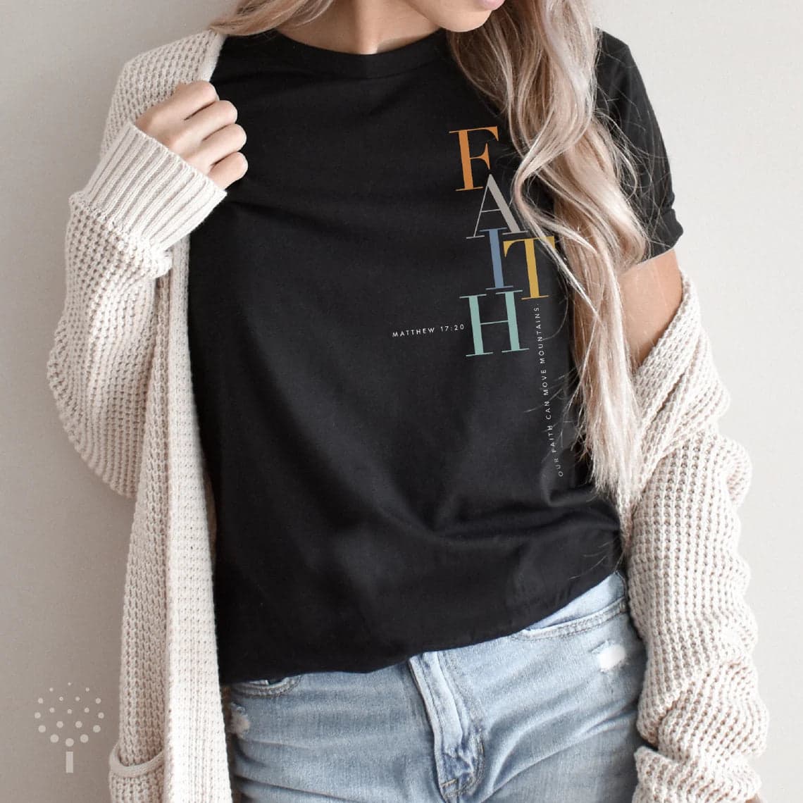 Camiseta 'Fe Inspirada por Mateo' - Algodón 100% Colombiano — foto 2
