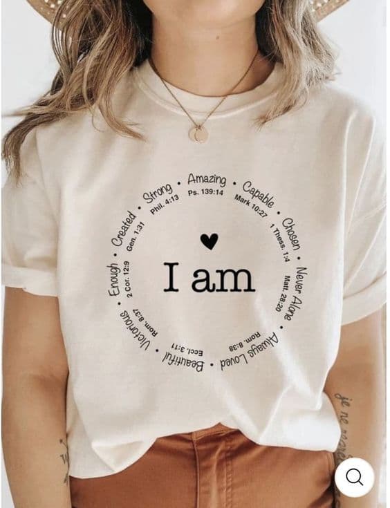 Camiseta Cristiana 'Fuerza en Fe' - Algodón 100% Colombiano — foto 1