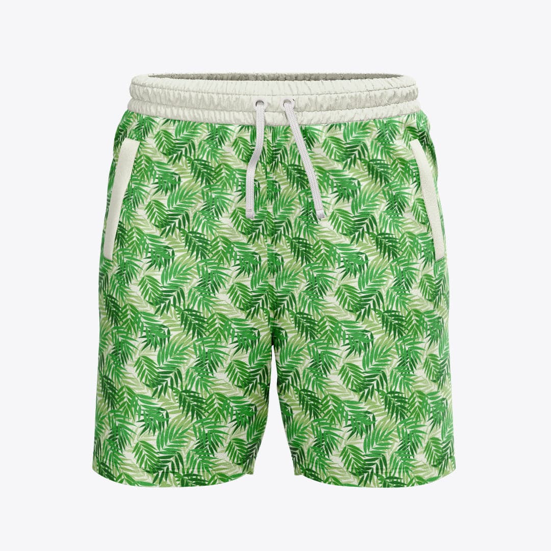 Bermudas / pantalonetas para caballero estampadas Planta Verde — foto 1