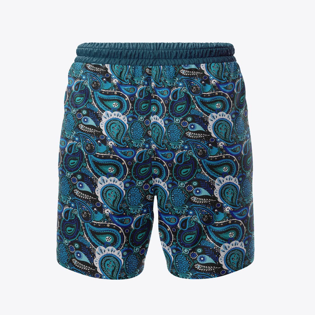 Bermudas / pantalonetas para caballero estampadas Azul — foto 2