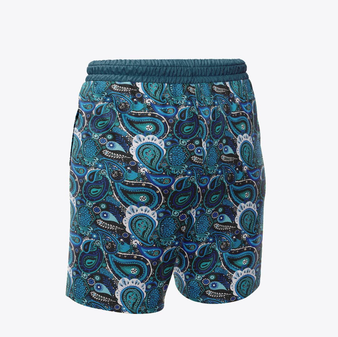 Bermudas / pantalonetas para caballero estampadas Azul — foto 3