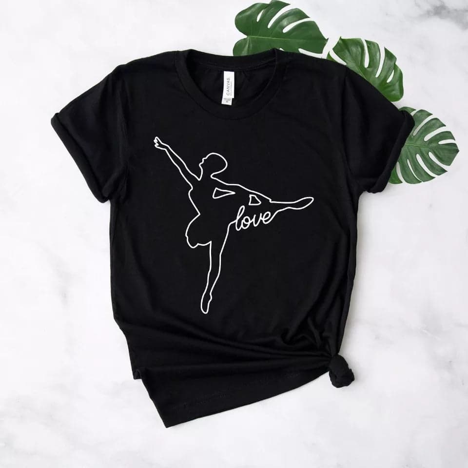 Camiseta Estampada T-shirt  Bailarina Love — foto 4