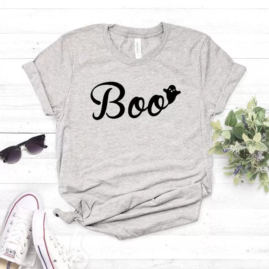 Camisa estampada tipo T-shirt Boo fantasma — foto 4