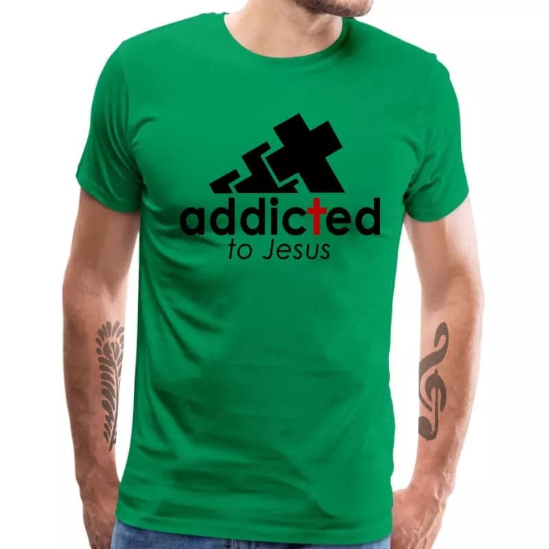 Camiseta estampada unisex T- Shirt Addicted to Jesus — foto 9