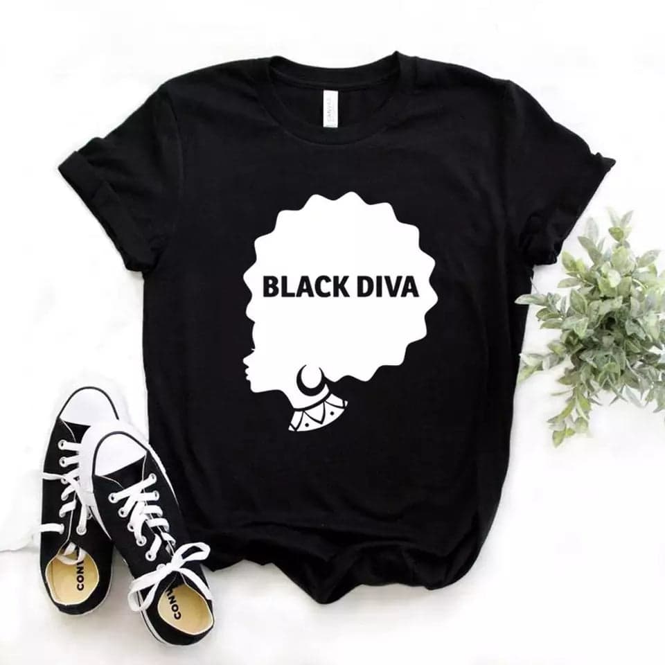 Camiseta estampada tipo T-shirt Black Diva — foto 5