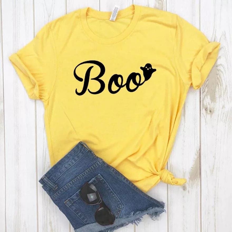 Camisa estampada tipo T-shirt Boo fantasma — foto 5