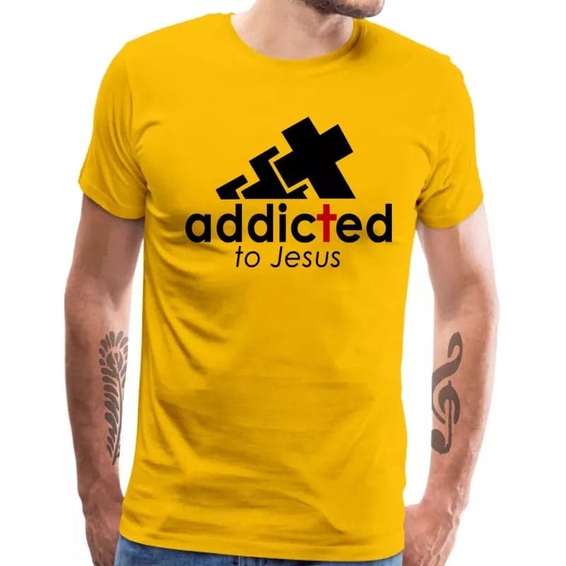 Camiseta estampada unisex T- Shirt Addicted to Jesus — foto 12
