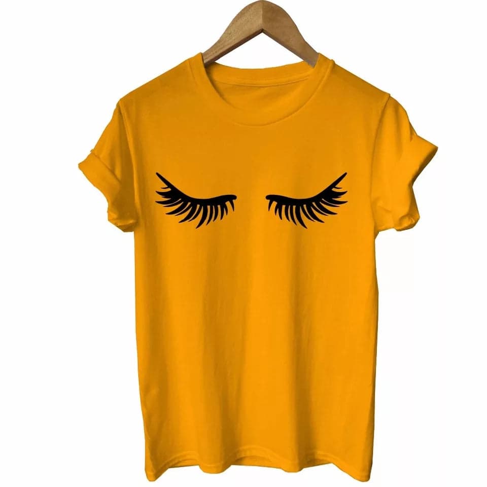 Camiseta estampada T-shirt Pestañas — foto 5