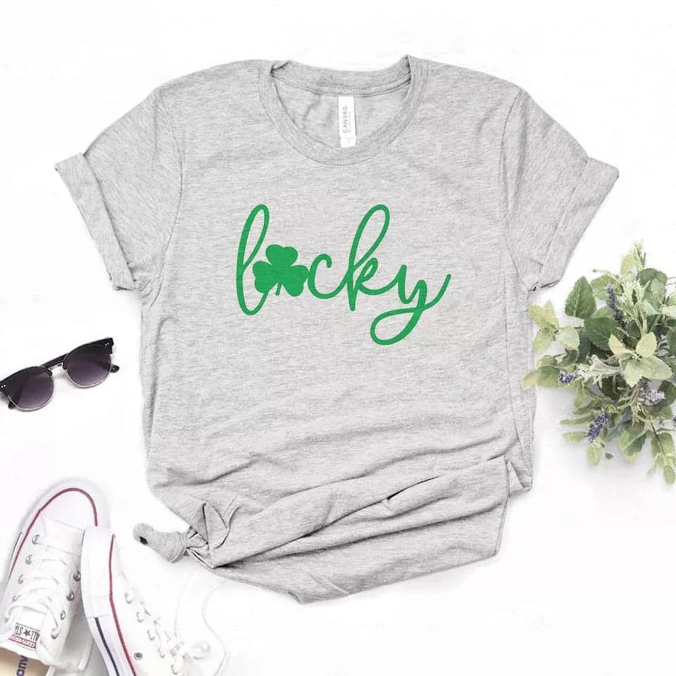 Camiseta estampada T-shirt Luckey Trebol — foto 2