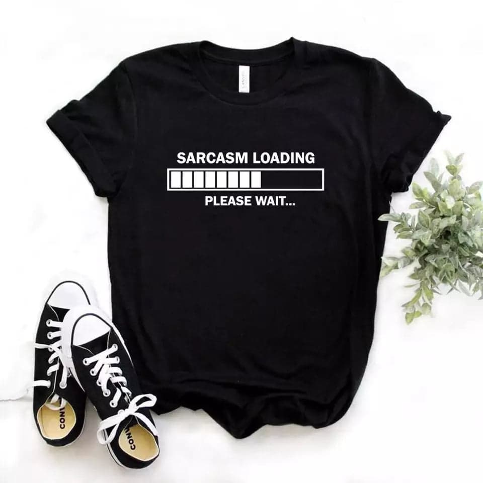 Camiseta Estampada T-shirt  Cargando sarcasmo — foto 4