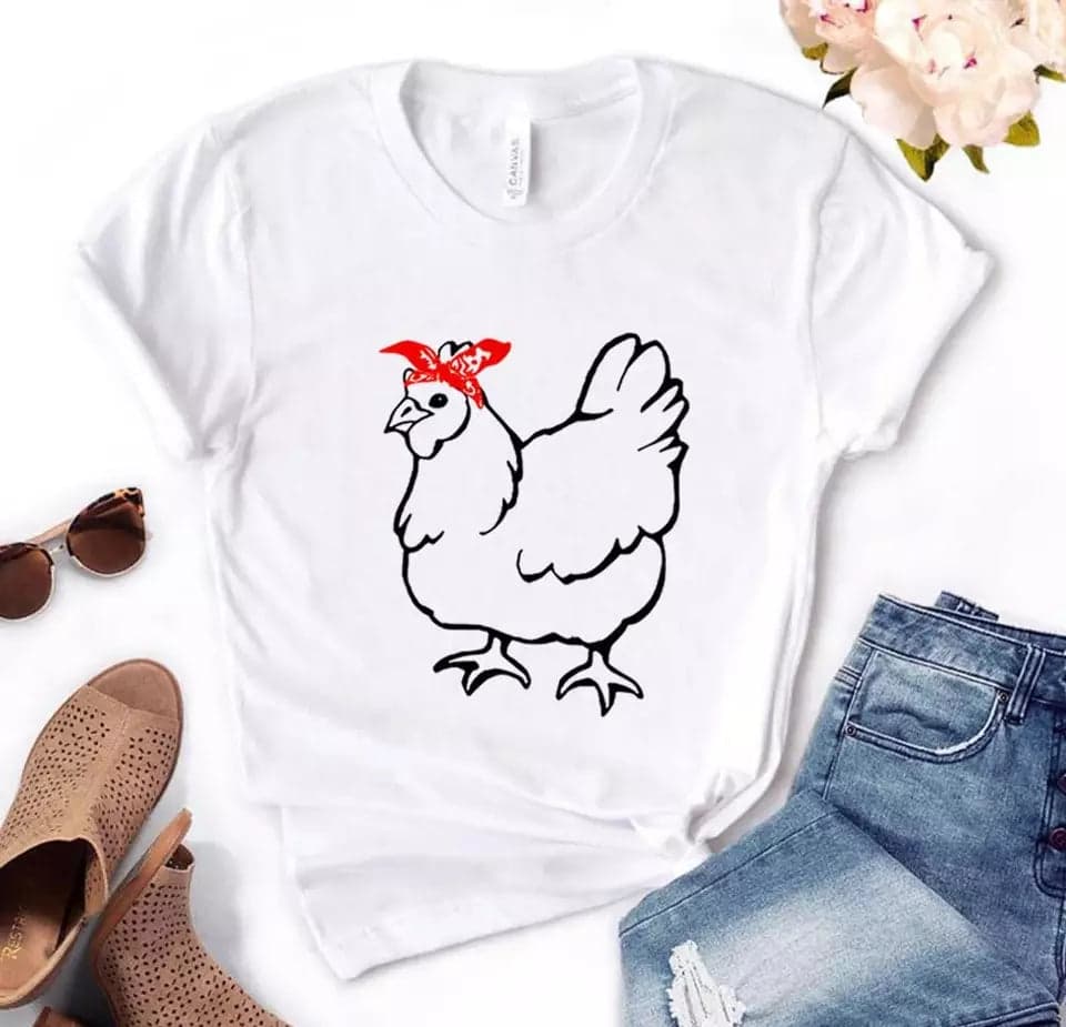 Camisa estampada tipo T-shirt Gallina — foto 1