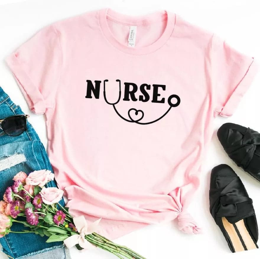 Camisa estampada tipo T-shirt Nurse — foto 3