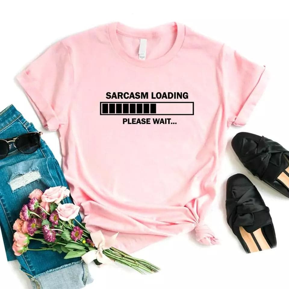 Camiseta Estampada T-shirt  Cargando sarcasmo — foto 3