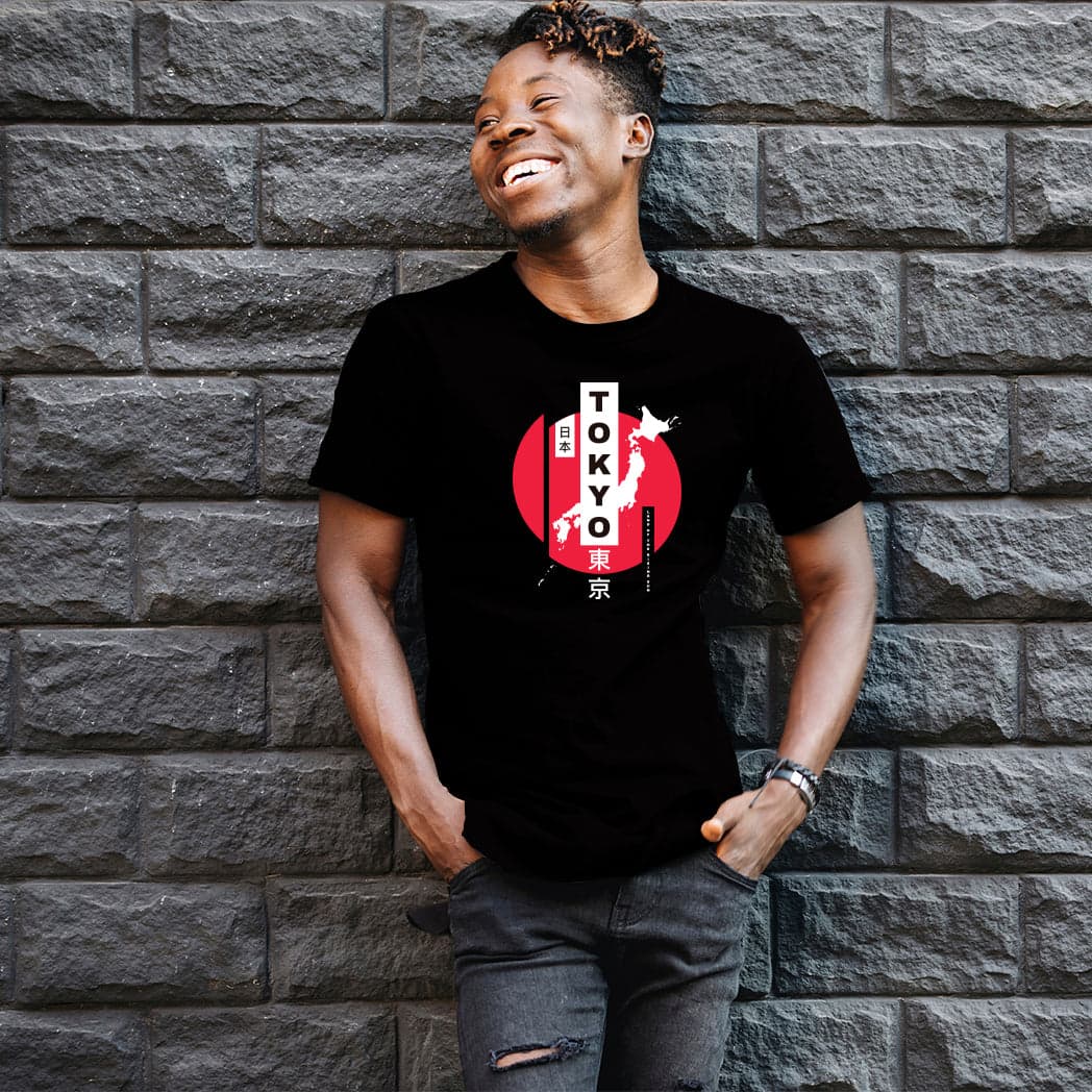 Camisa estampada para hombre tipo T-Shirt TOKIO — foto 2