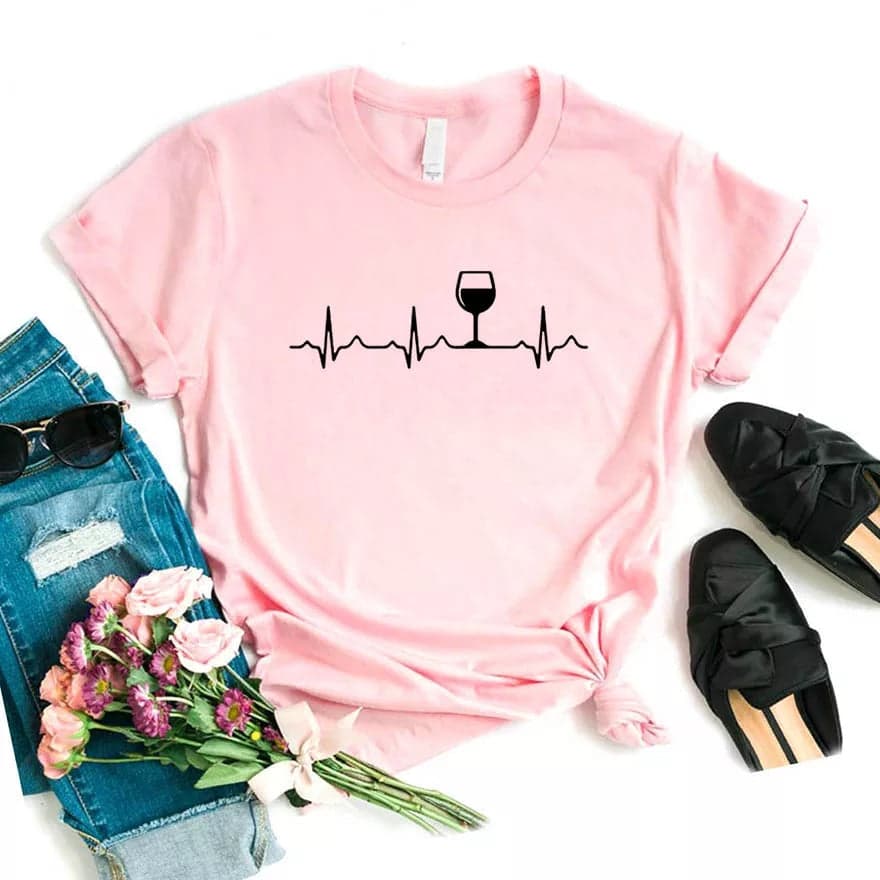 Camisa estampada tipo T-shirt Pulso Copa Vino — foto 4
