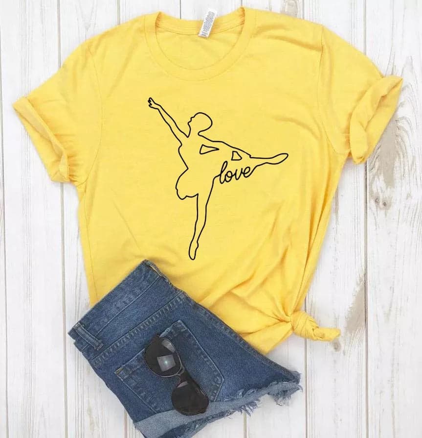 Camiseta Estampada T-shirt  Bailarina Love — foto 2