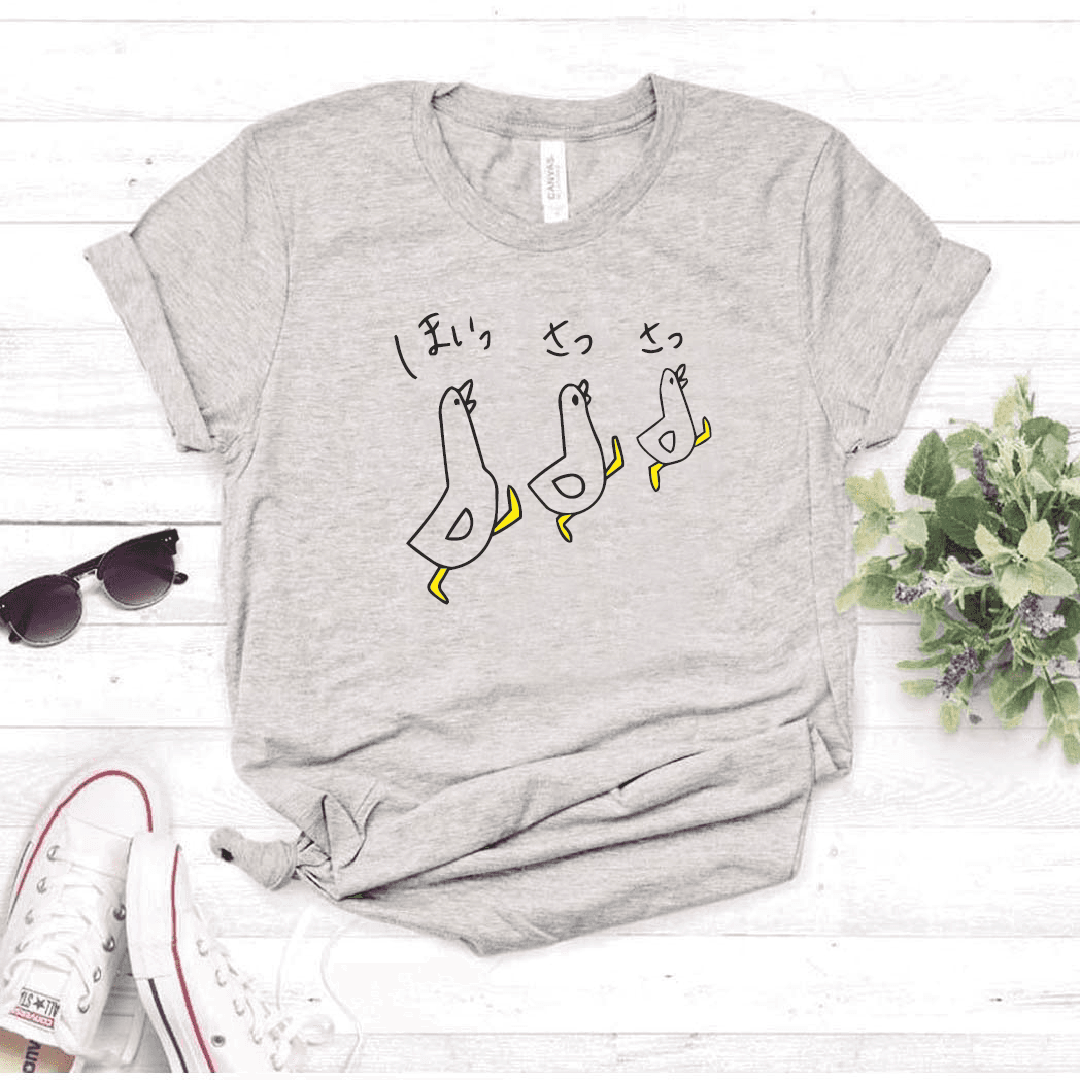 Camiseta estampada tipo T-shirt 3 PATOS LETRAS CHINAS — foto 8
