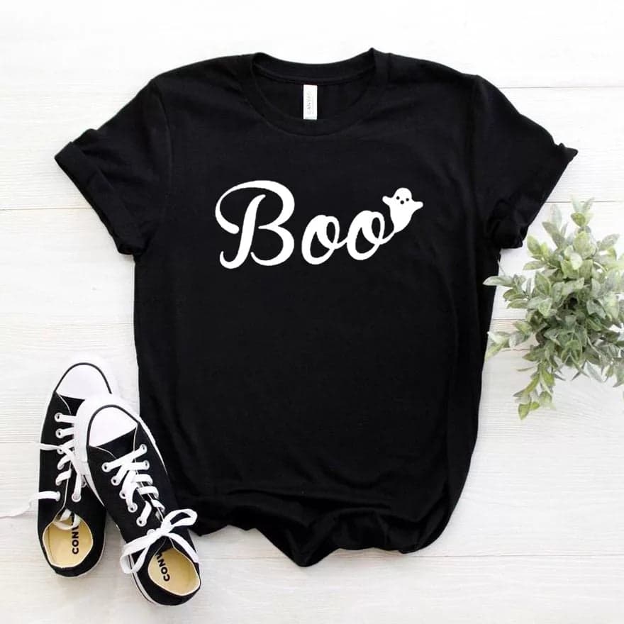 Camisa estampada tipo T-shirt Boo fantasma — foto 1