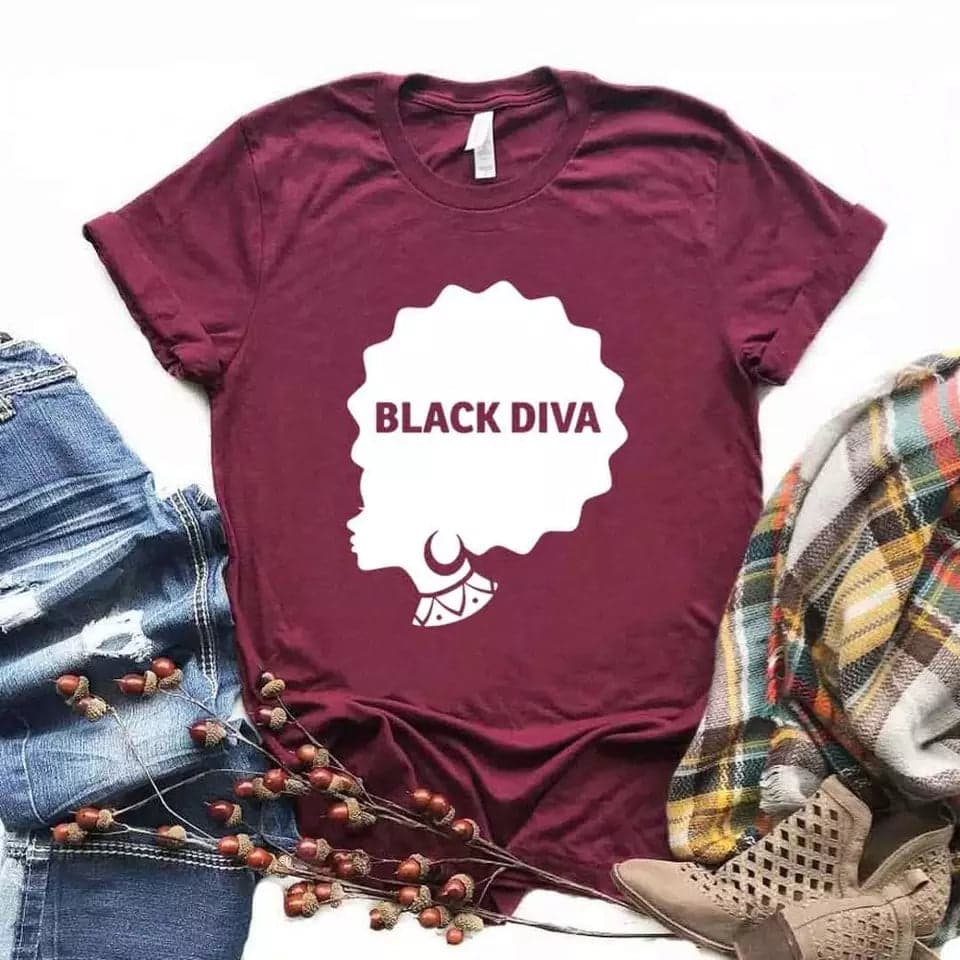 Camiseta estampada tipo T-shirt Black Diva — foto 1