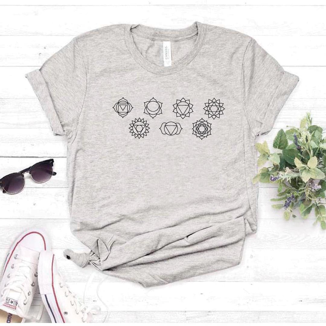 Camisa estampada tipo T- shirt los 7 chakras — foto 7