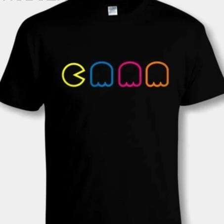 Camiseta estampado Hombre T-shirt Pac-Man — foto 1