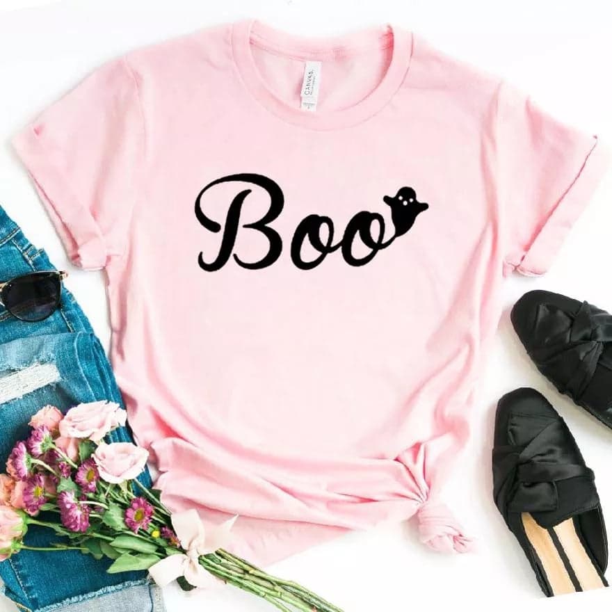 Camisa estampada tipo T-shirt Boo fantasma — foto 3